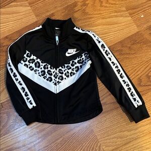 Nike Black and White Animal Print Jacket